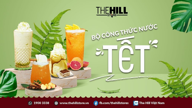🍑 BỘ CÔNG THỨC NƯỚC TUYỆT VỜI CHO TẾT NHÂM DẦN 2022 - THE HILL STORE 🍓