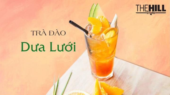 🍹 Trà đào dưa lưới - Tuyệt phẩm sánh đôi 🍹