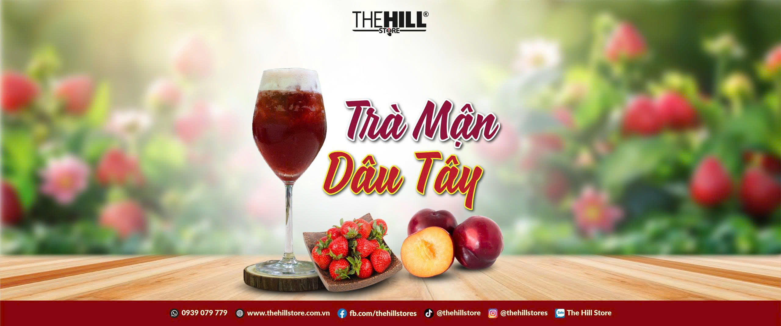 🍓 TRÀ MẬN DÂU TÂY – VỊ TRÁI CÂY DẬY NẮNG HÈ