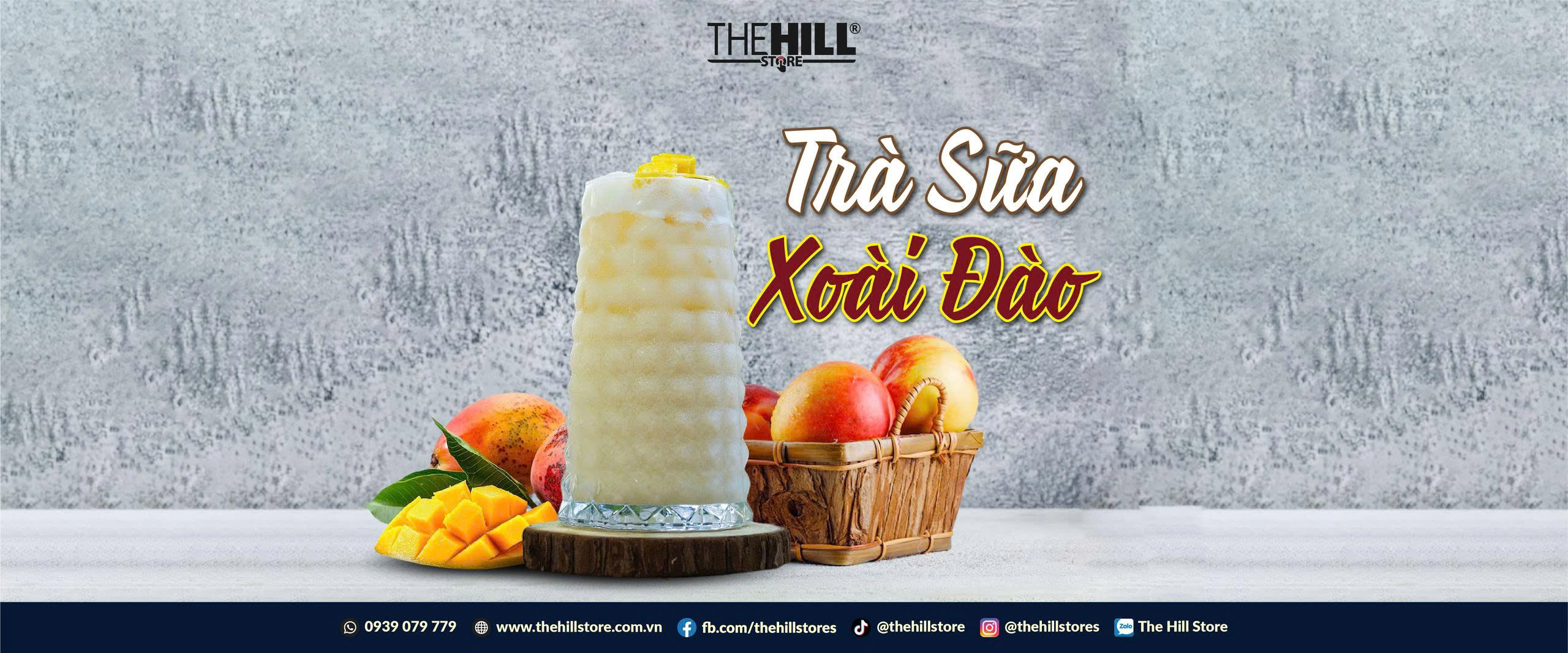 🍑 TRÀ SỮA XOÀI ĐÀO – NGỌT NGÀO KHÓ QUÊN